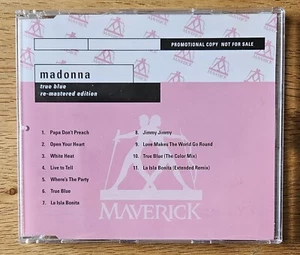 MADONNA - True Blue re-mastered edition PROP05216 CD Promo New Unplayed