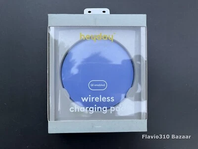 全新 开箱 HEYDAY Qi 启用 5W 无线充电板 蓝色 — 第 1/4 张图片