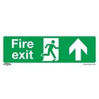 Sealey Safe Conditions Safety Sign - Fire Exit (Up) - Self-Adhesive Vinyl - Pack