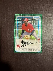 2011 Bowman Chrome Mariekson Gregorious Green X-Fractor Prospect #BCP209 Reds - Picture 1 of 2