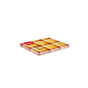 Amerikanische Tischdecke Schottisch gelb und rot aus Einwegpapier 30x40 cm 250 Stück - Bild 1 von 2