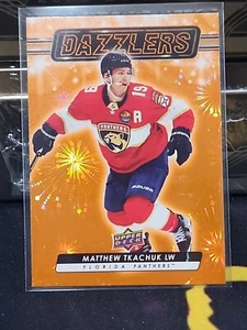 2023-24 Upper Deck Series 2 Dazzlers Orange - MATTHEW TKACHUK #DZ-61 - Picture 1 of 2