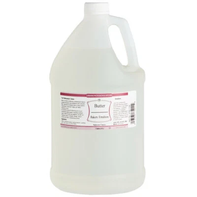 LorAnn Oils 1 Gallon All-Natural Butter Bakery Emulsion - Image 1 of 2