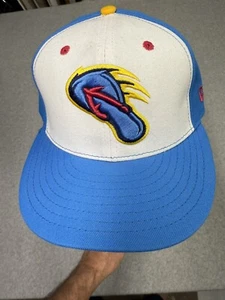 San Antonio Missions Flying Chanclas Hat Cap Fitted 7 1/4 Blue New Era 59Fifty - Picture 1 of 9