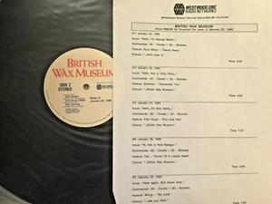 RADIO SHOW: 1/25/88 BRITISH WAX MUSEUM LIVE: ROXY MUSIC, WINGS, PINK FLOYD, YES - Picture 1 of 1