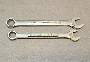 Lot of 2 Combination Wrenches, 17MM VV-42929 & 15MM VV-42919 - Picture 1 of 5