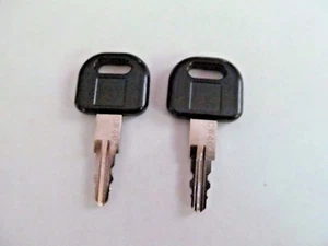 2 Keys CW402 FIC Entry Door Lock Handle Knob Deadbolt RV Motorhome Trailer - Picture 1 of 1