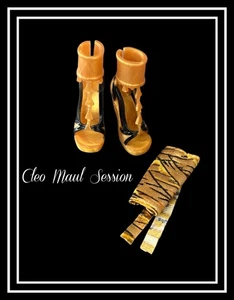 Monster High Cleo De Nile Maul Session Fashion Pack Shoes And Leg Bandage Wrap - Picture 1 of 3