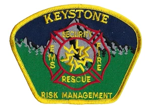 *DEFEKT* Keystone CO Colorado Fire EMS Security Risk Management Patch - Bild 1 von 1
