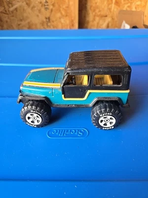 Nylint Dongkook Jeep 4 × 4 Diecast 6" Silver 1980s Toy Rare Vintage Korea - Image 1 of 4