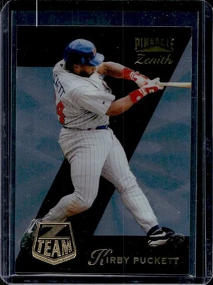 Pinnacle Zenith Kirby Puckett Z Team #17 Twins 1996 Foto 1 de 2