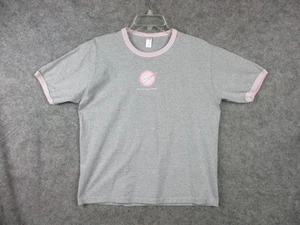 Camisa NASA Mujer Grande Gris Rosa Timbre Kennedy Space Center Hecha en EE. UU. Camiseta - Imagen 1 de 12