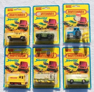 Matchbox 1975-79 - Stoat, Diesel Yard Switcher, Swamp Rat, . - Lot of 6 - Image 1 of 4