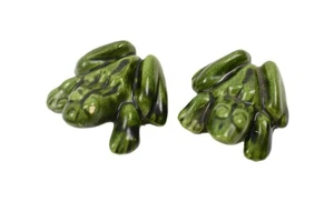 VINTAGE 1950'S NAUGHTY CERAMIC ANATOMICALLY CORRECT MALE & FEMALE FROG FIGURINE - Picture 1 of 6