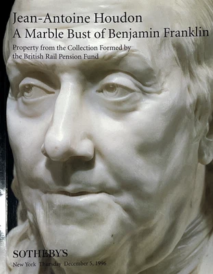 Sotheby's - Jean-Antoine Houdon Benjamin Franklin Bust 1996 Auction Catalog - Image 1 of 4