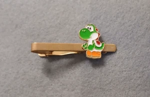 Yoshi Tie Clip Bar Game Lovers Gift Super Mario Brothers - Picture 1 of 6