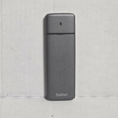 M.2 NVMe SATA SSD Enclosure Adapter Tool-Free,Sokiwi USB 3.2 Gen2 10Gbps grey  - Image 1 of 4