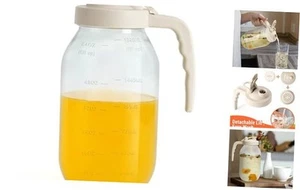  2 Quart Glass Pitcher with Filter Lid Airtight Cold Water Jug for Lemonade  - Picture 1 of 8