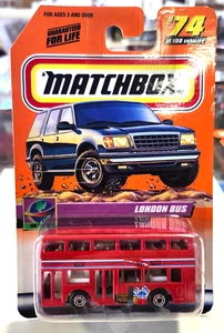 Autobús Matchbox London en rojo 74/100 - Imagen 1 de 3