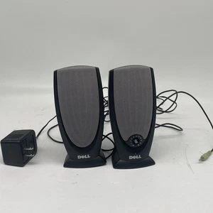 Vintage Dell A215 PC Desktop Computer Multimedia Audio Stereo Lautsprecher mit Adapter - Bild 1 von 6