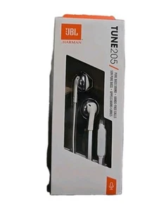 JBL T205 Chrome Headphones With Button Control, Microphone, Hands-Free Kit - Photo 1 sur 1