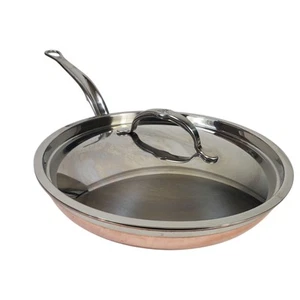 Hestan Copperbond 11" Pfanne/Bratpfanne & Deckel gebraucht Schrammen - Bild 1 von 17
