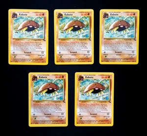 Pokémon 5 Karten Kabuto Lot Vintage Fossil - MP/HP - Bild 1 von 2