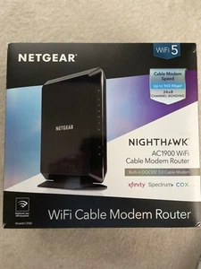 WiFi Cable Modem Router AC1900: Model C7000v2 Nighthawk - Picture 1 of 12