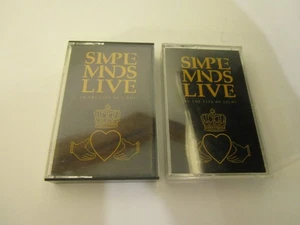 Simple Minds LIVE Cassette Tape   VOL 1 & 2    1987  VIRGIN   VG  TD14 - Bild 1 von 2