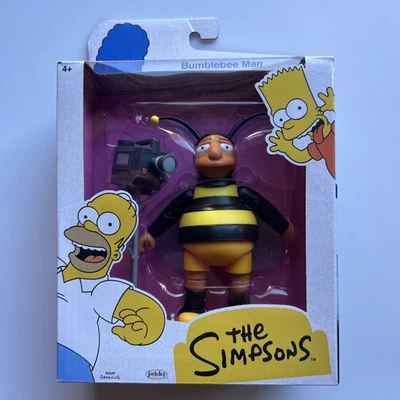 JAKKS PACIFIC THE SIMPSONS BUMBLEBEE MAN & CAMERA   5IN - Image 1 of 2