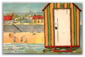 HOLD TO LIGHT HTL ~ Hidden Bathing Beauty ~ Artist Signed ELLAM - Picture 1 of 2