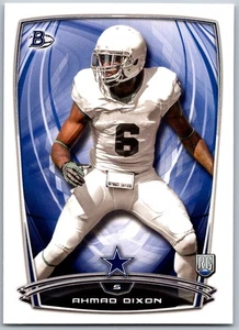 Tarjeta de fútbol americano Bowman 32 Ahmad Dixon Rookies RC Dallas Cowboys 2014 - Imagen 1 de 2