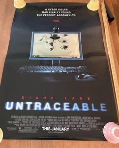 Untraceable 27 x 40 Movie 2008 Poster DS rolled serial killer thriller w/ mirror - Picture 1 of 2