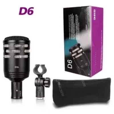 Audix D6 Cardioid Wired Dynamic Microphone free shipping - Image 1 of 4