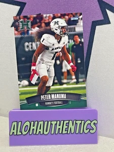 PETER MANUMA #1 HAWAII WARRIORS 2025 CHOICE FOOTBALL CARD - Picture 1 of 2