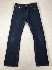 Levis 517 Jeans Men 34x36 (Fits 33x34.5) Bootcut Dark Wash Cotton Western Preppy - Picture 1 of 16