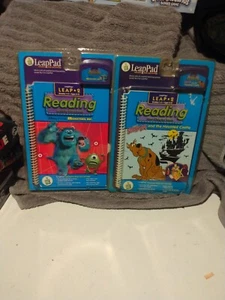 LOT OF 2 LEAP FROG LeapPad 2 Reading Monsters INC & Scooby Doo Reading NEW SEALD - Picture 1 of 7