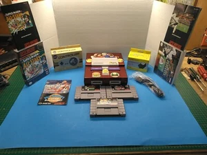 Super Nintendo system SNES with 3 games 1 Controller Super Mario All Star - Picture 1 of 24