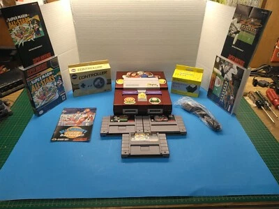 Super Nintendo system SNES with 3 games 1 Controller Super Mario All Star - Image 1 of 4