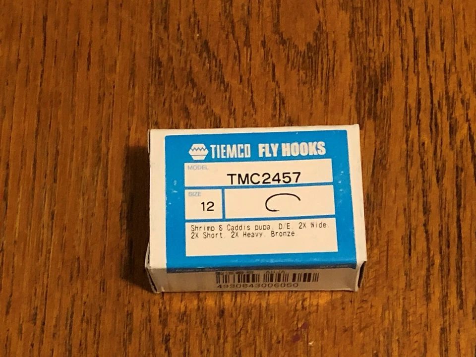 100 ganchos para atar moscas Tiemco, TMC 2457, talla 12, atar moscas Foto 1 de 1