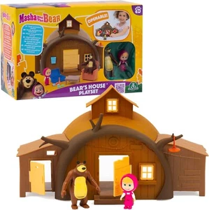 Masha E Orso - Casa Di Orso Playset Ricca Di Accessori E Con I Personaggi Artico - Foto 1 di 5