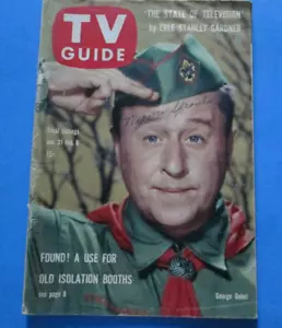 TV GUIDE 1959 January 31 February 6 George Gobel Rory Calhoun Gunsmoke Stone - Picture 1 of 8