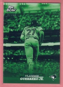 2024 Topps Blanco y Negro Vladimir Guerrero Jr Verde #/99 Azulejos SP - Imagen 1 de 2