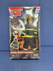 2001 Hasbro G.I. Joe 12” Search & Rescue Firefighter Action Figure 81575, Sealed - Picture 1 of 10