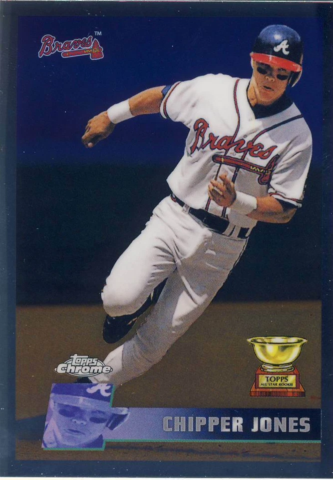 (7) 2017 Topps Chrome Update CHIPPER JONES Rookie Reprint LOT #TARC-8 Braves - Image 1 of 1