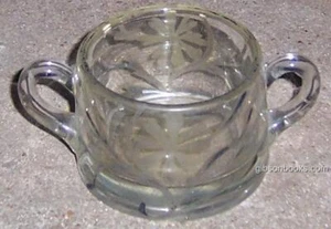 Clear Glass Creamer Floral Silver Overlay Vintage Tableware Decorative - Picture 1 of 3