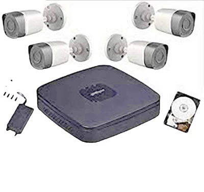 KIT COMPLETO VIDEOSORVEGLIANZA DAHUA XVR  + 4 BULLET FULL HD HDCVI HARD DISK 1TB - Immagine 1 di 2