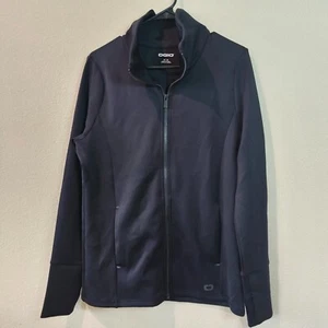 OGIO Performance Jacket LOE703 Ladies Medium Black Cowl Neck Collar Lightweigt - Picture 1 of 7