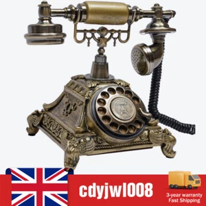 Antyczny telefon biurkowy telefon w stylu europejskim staromodny telefon obrotowy UK! - Zdjęcie 1 z 20