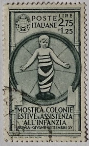 ITALIEN ITALIA KLASSIKER SELTEN 1937 2,75 +1,25 Lire TOP GEBRAUCHT. 500€. Sassone 414 - Bild 1 von 3